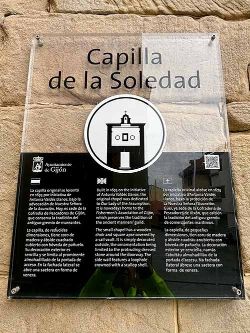 Capilla de la Soledad en Gijón