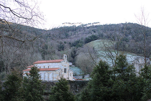 Complejo monumental de Valdediós en Villaviciosa en Asturias