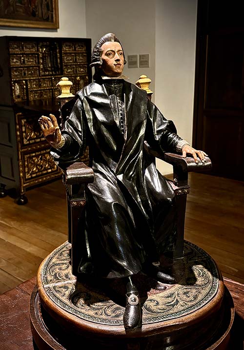 Representación de Jovellanos en el museo casa natal que lleva su nombre en Gijón