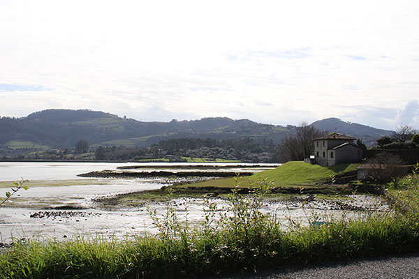 Vista de la ría de Villaviciosa en San Martín del Mar
