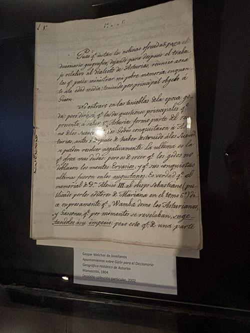 Apuntamiento sobre Gijón escrito de Jovellanos para el Diccionario Geográfico-Histórico de Asturias