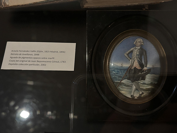 Retrato de Jovellanos que puedes ver en el Museo Casa Natal de Jovellanos
