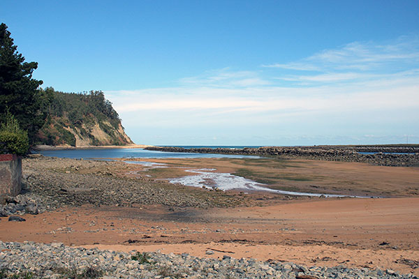 Playa de El Puntal en Villaviciosa en Asturias