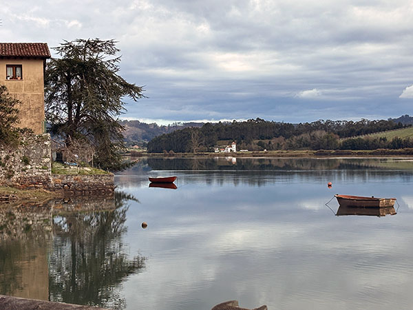 Ría de Villaviciosa en pleamar