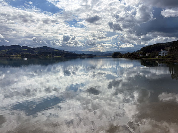 Ría de Villaviciosa en pleamar