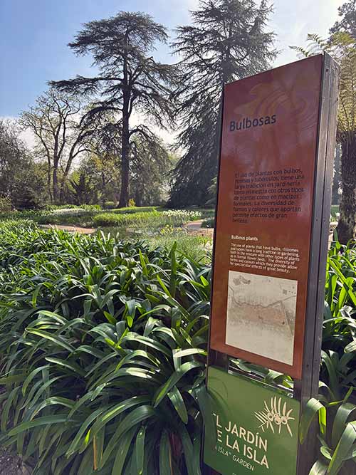 Entorno del Jardín de la Isla en el botánico de Gijón