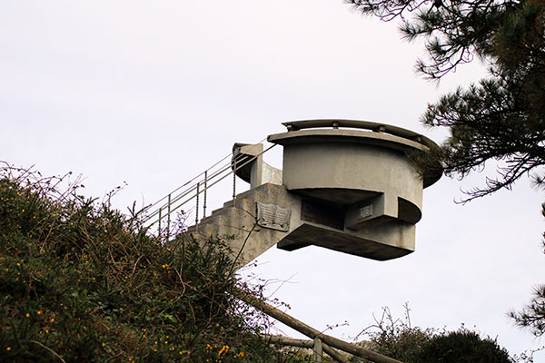 Mirador del Fito en el concejo asturiano de Parres, en la sierra del Sueve