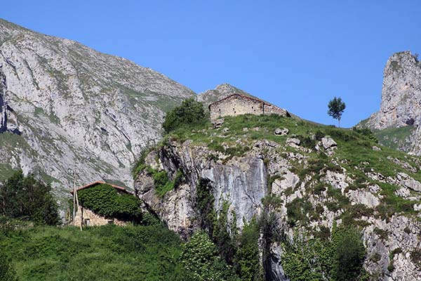 Bulnes de arriba en Asturias