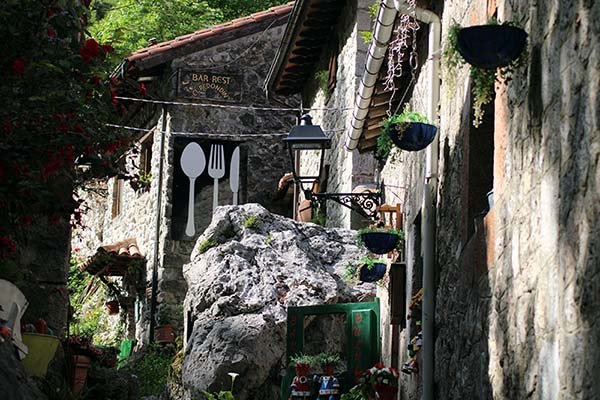 Bulnes de abajo en Asturias