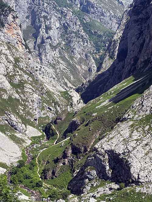 Bulnes de arriba en Asturias