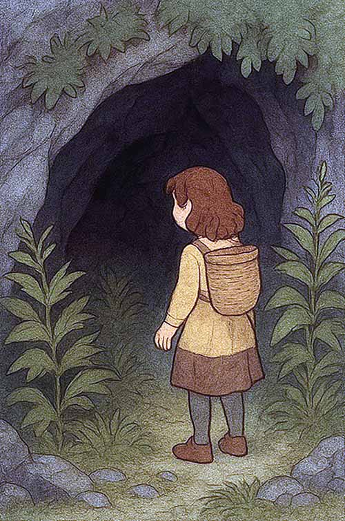 Xela encuentra la cueva del cuélebre