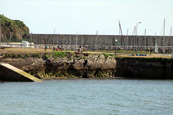Puerto deportivo de Luanco en Asturias
