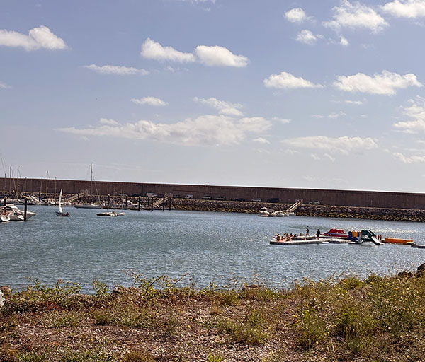 Puerto deportivo de Luanco en Asturias