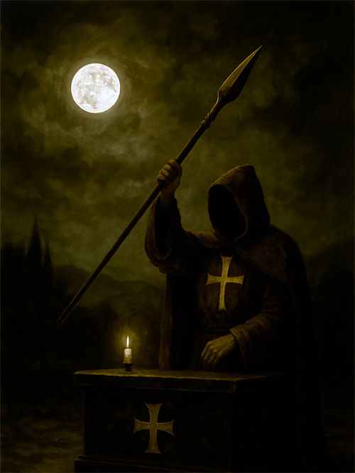El monje Rodrigo, uno de los últimos caballeros templarios