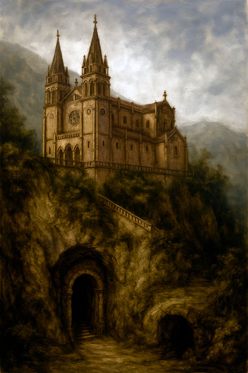 Santuario de Covadonga - reproducción