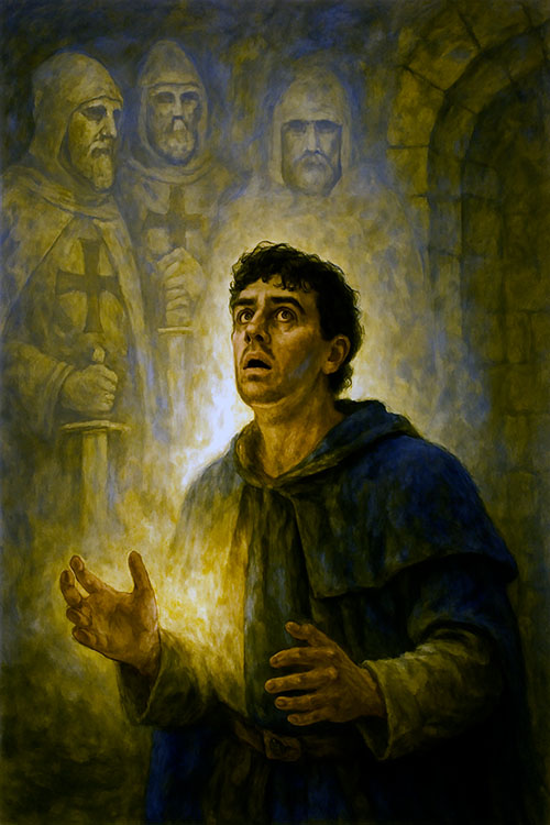 Manfredo angustiado por sus sueños