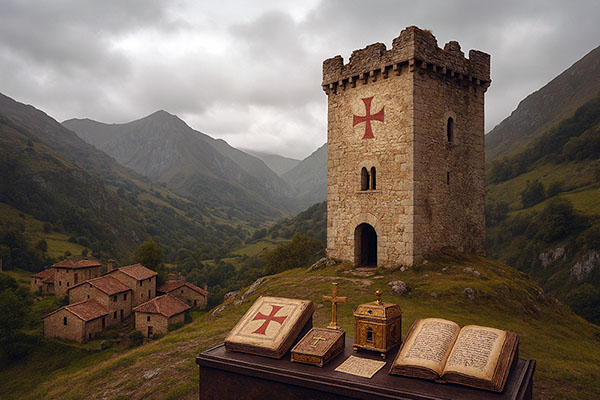 Torreón templario en Asturias