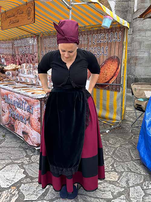 Vestimenta vaqueira de mujer