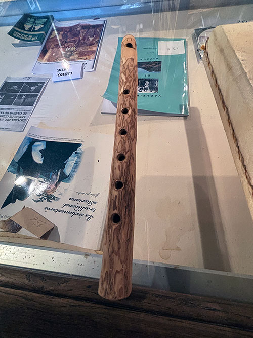 Flauta vaqueira en el museo vaqueiro de Asturias