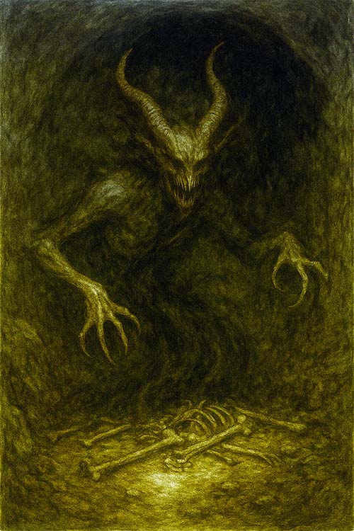 Imagen del demonio Aldaraín