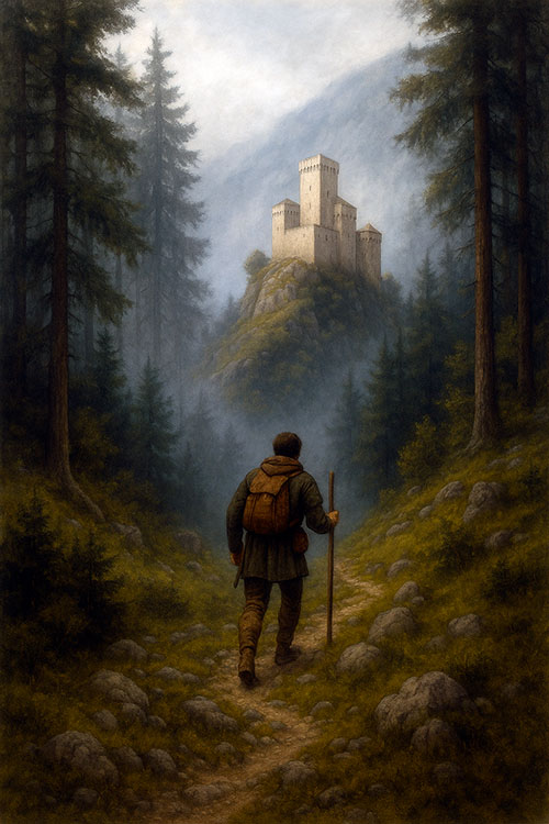 Rodrigo se dirige al castillo de Soberón en la sierra del Cuera en Asturias