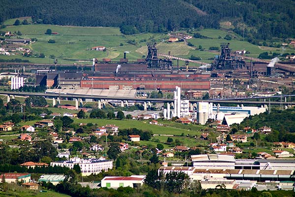 Factoría de Arcelor-Mittal en Asturias