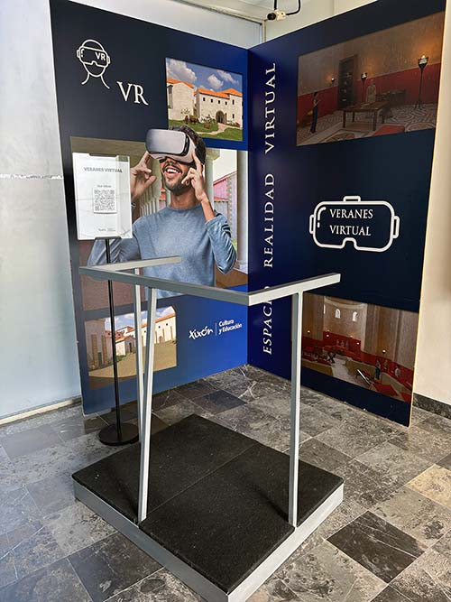 Villa romana de Veranes en Gijón, exposición de objetos encontrados en las excavaciones