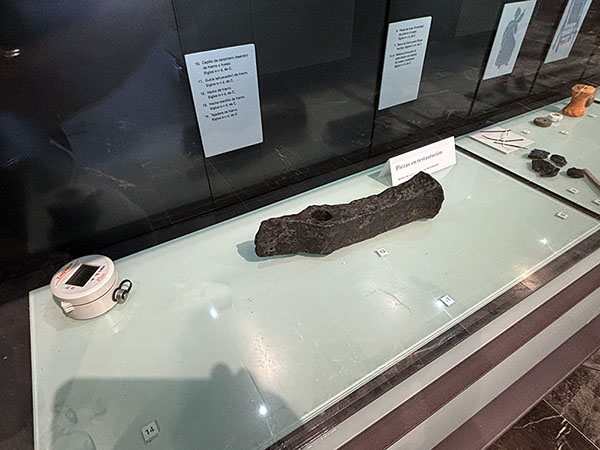 Herramienta de origen romano hecho con el hierro de la mina de LLumeres