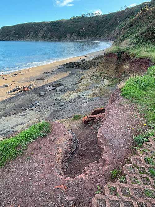 Playa de Llumeres en Gozón en Asturias