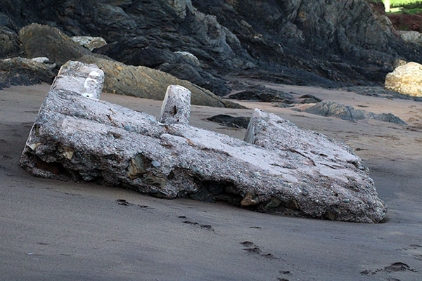 Ruinas de la mina de Llumeres en Asturias