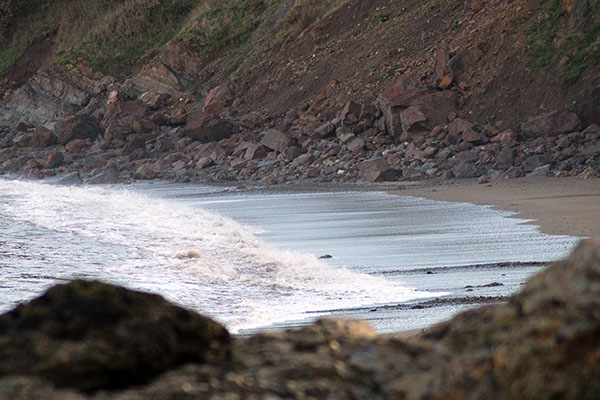 Playa de Llumeres en Gozón en Asturias