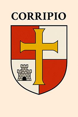 Escudo de uno de los linajes del apellido asturiano Corripio