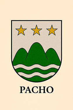 Escudo de uno de los linajes del apellido asturiano Pacho