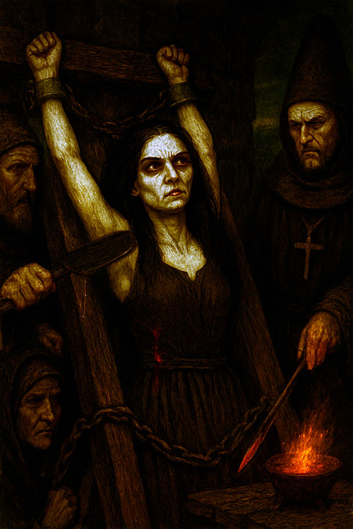 La bruja de Jove es torturada por la inquisición