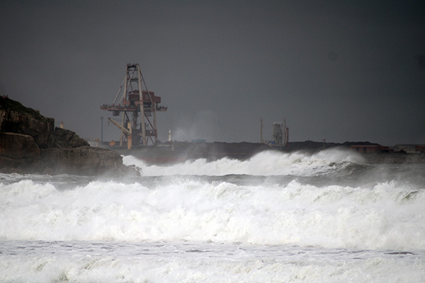 Temporal en el mar Cantábrico