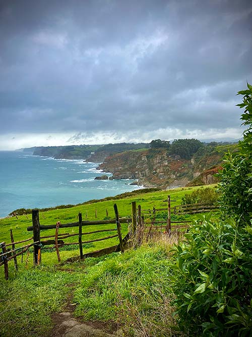 Paisaje típico de Asturias