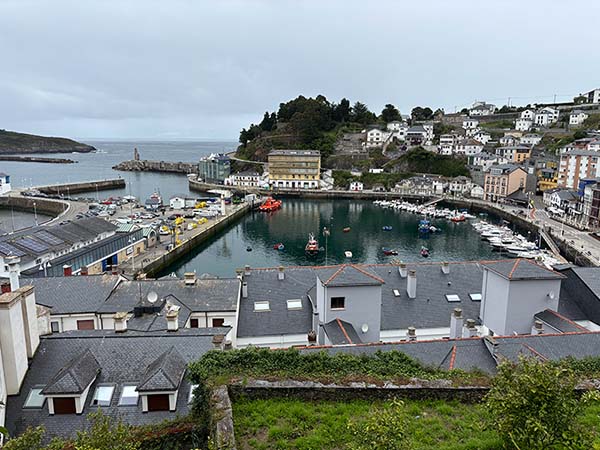 Villa marinera de Luarca en Asturias