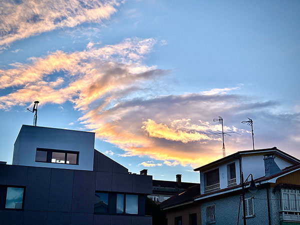 Luz del sol en primavera en Asturias