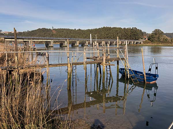 Embarcadero de El Castillo en Soto del Barco en Asturias