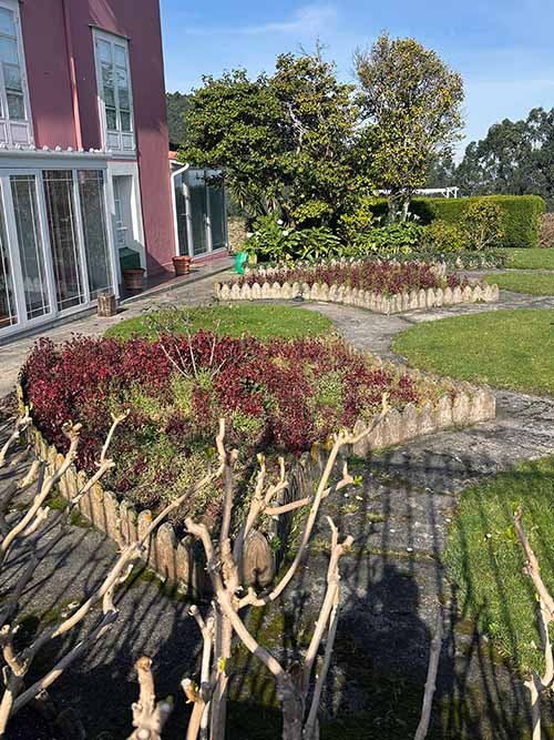 Jardines en Somao en Asturias