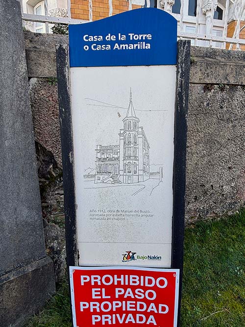 Ruta de las casas indianas en Somao en Asturias