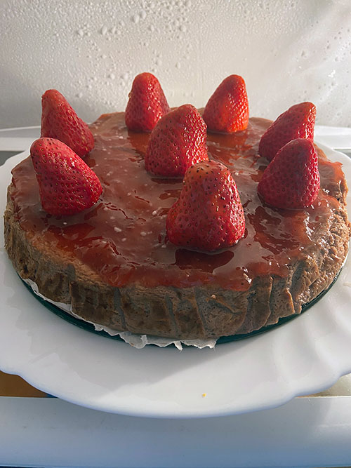 Tarta casera de fresa de Candamo