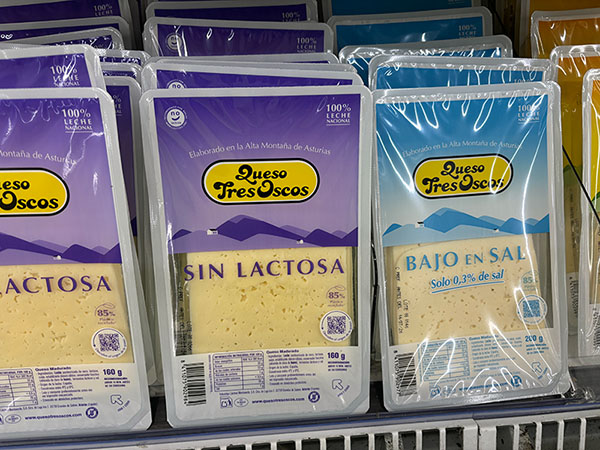 Queso asturiano de Los Oscos loncheado