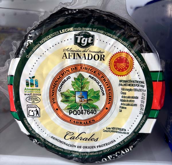 Queso Cabrales de Asturias