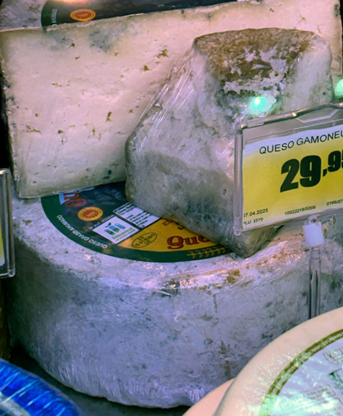 Queso Gamonéu de la Vega de Ario en Asturias