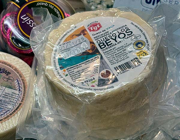 Queso asturiano Los Beyos