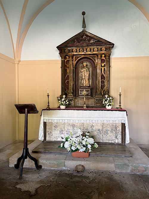 Ermita de San Roque en Lastres en Asturias