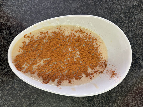 Arroz con leche en un bar de Lastres en Asturias