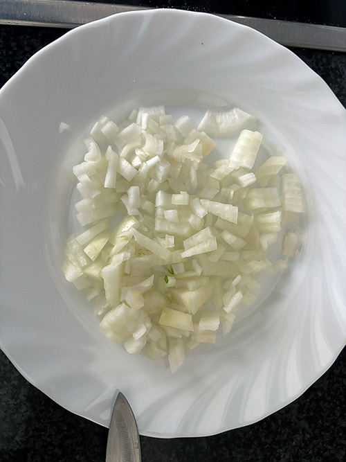 Cebolla para pochar para los tortos asturianos
