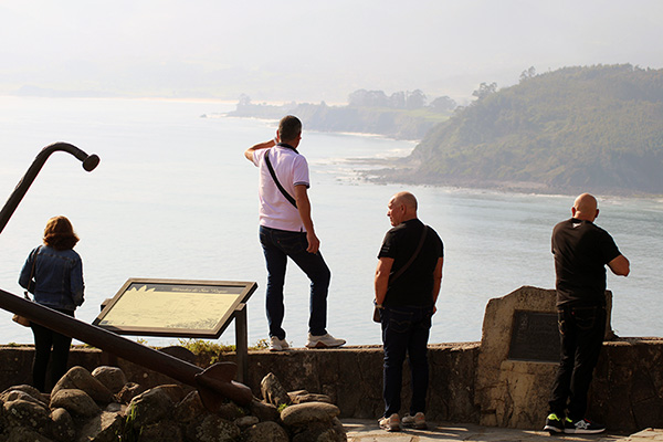 Mirador de San Roque en Lastres en Asturias